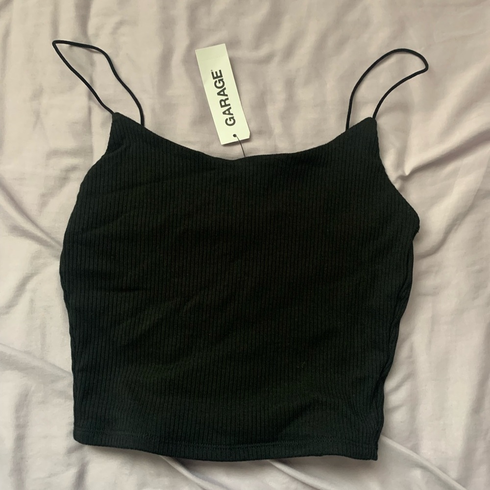 Garage top bundle! Cropped tank tops, Both small, one red one black, NWT